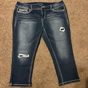 Maurices Dark Blue Denim Jacket